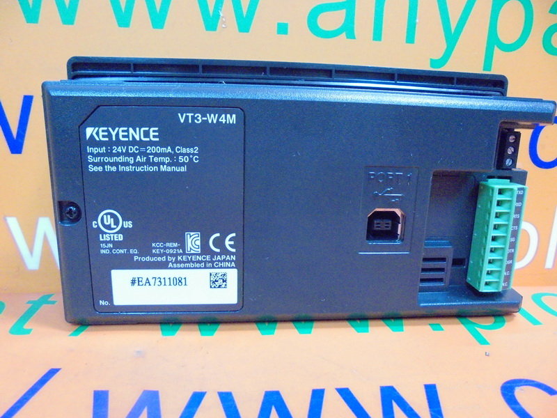 KEYENCE VT3-W4M - PLC DCS SERVO Control MOTOR POWER SUPPLY IPC ROBOT